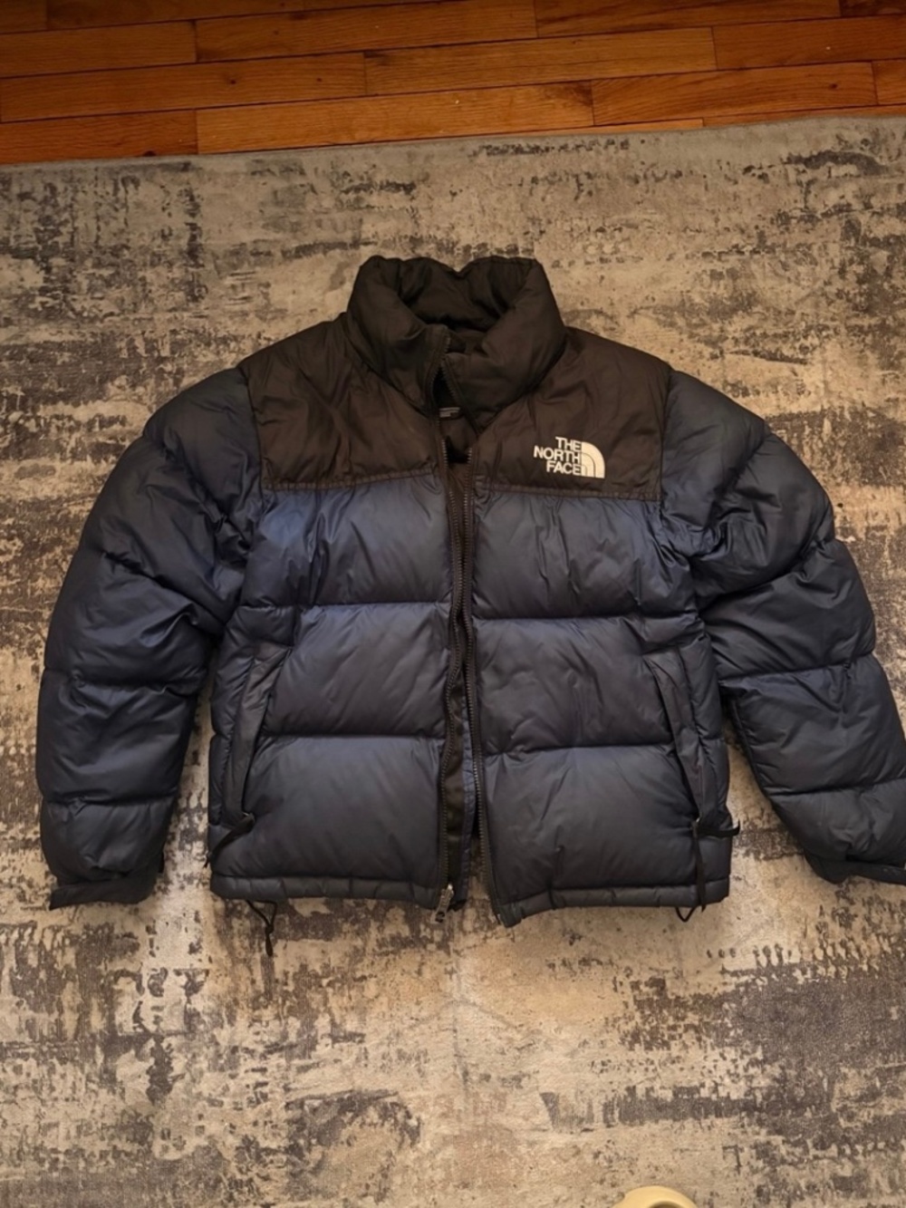 The North Face 700 Nuptse Navy Puffer jacket